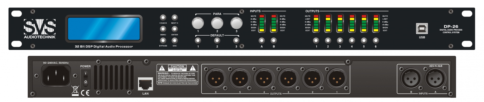 SVS Audiotechnik DP-26 Цифровой процессор: 2 входа 6 выходов в Нижнем Тагиле
