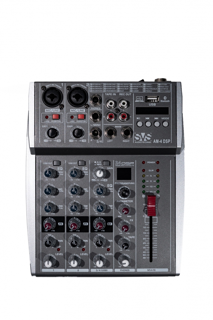 SVS Audiotechnik mixers AM-4 DSP Аналоговый микшерный пульт, 4-канала в Нижнем Тагиле