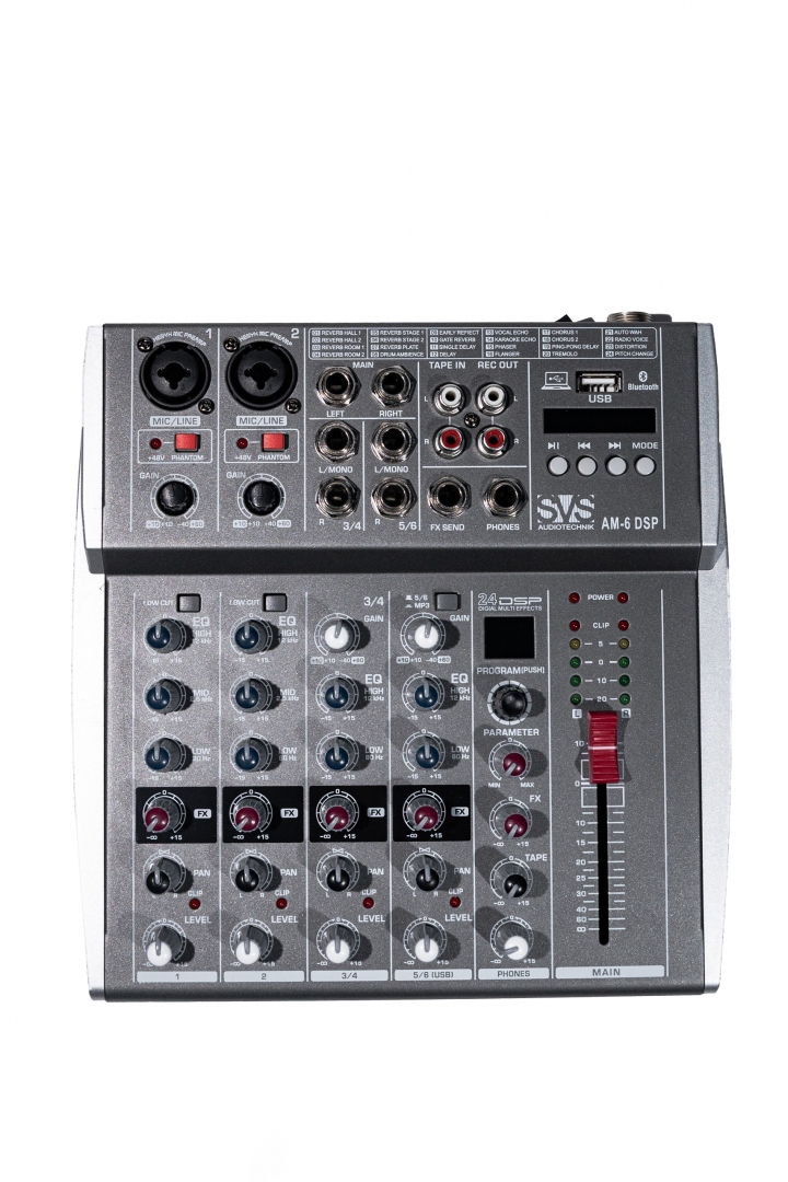 SVS Audiotechnik mixers AM-6 DSP Микшерный пульт аналоговый, 6-канальный SVS Audiotechnik mixers в Нижнем Тагиле